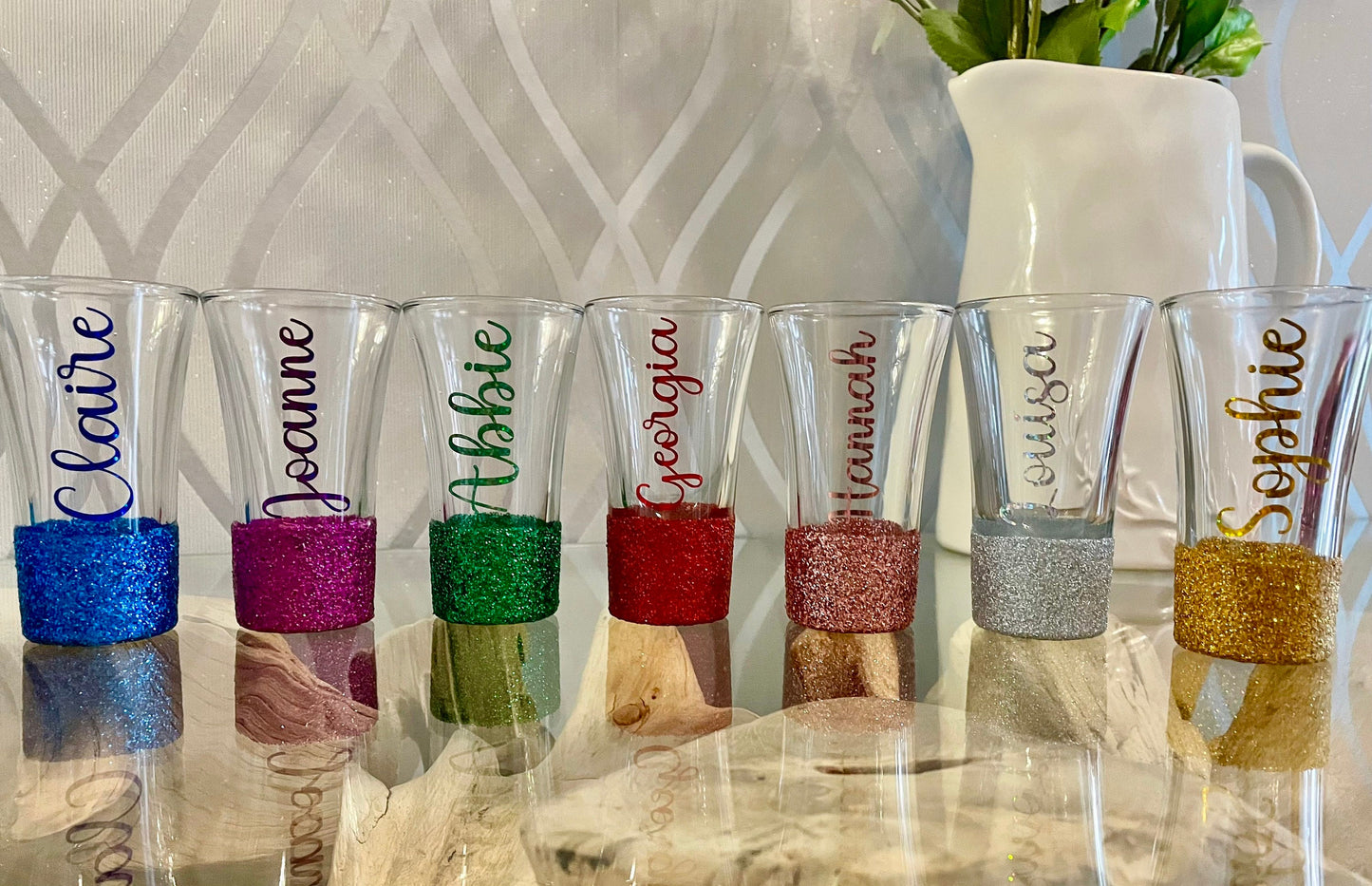 Personalised Shot glasses for a special person. A gift for him her brother sister best friend mum dad. A gift under £10