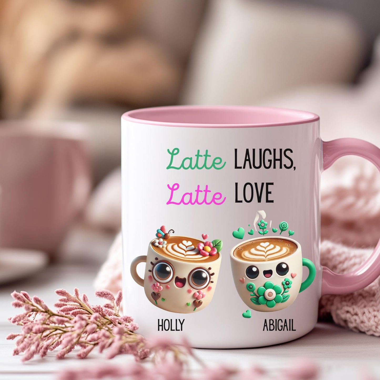 Personalised Best Friend Mug — Custom latte Mug — Thoughtful Gift for Her — Birthday, Thank You, Friend, gift, Christmas