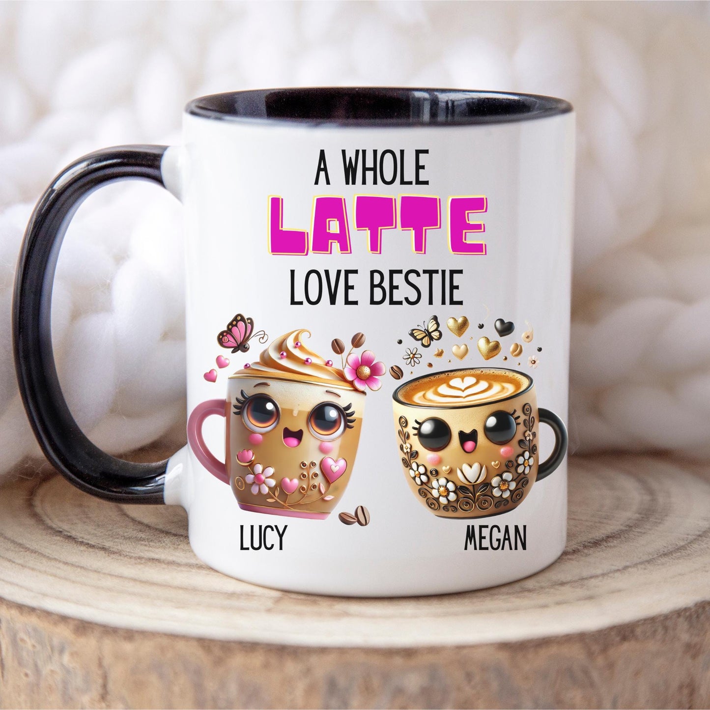 Personalised Best Friend Mug โ Custom latte Mug โ Thoughtful Gift for Her โ Birthday, Thank You, Friend, gift, Christmas, Bestie