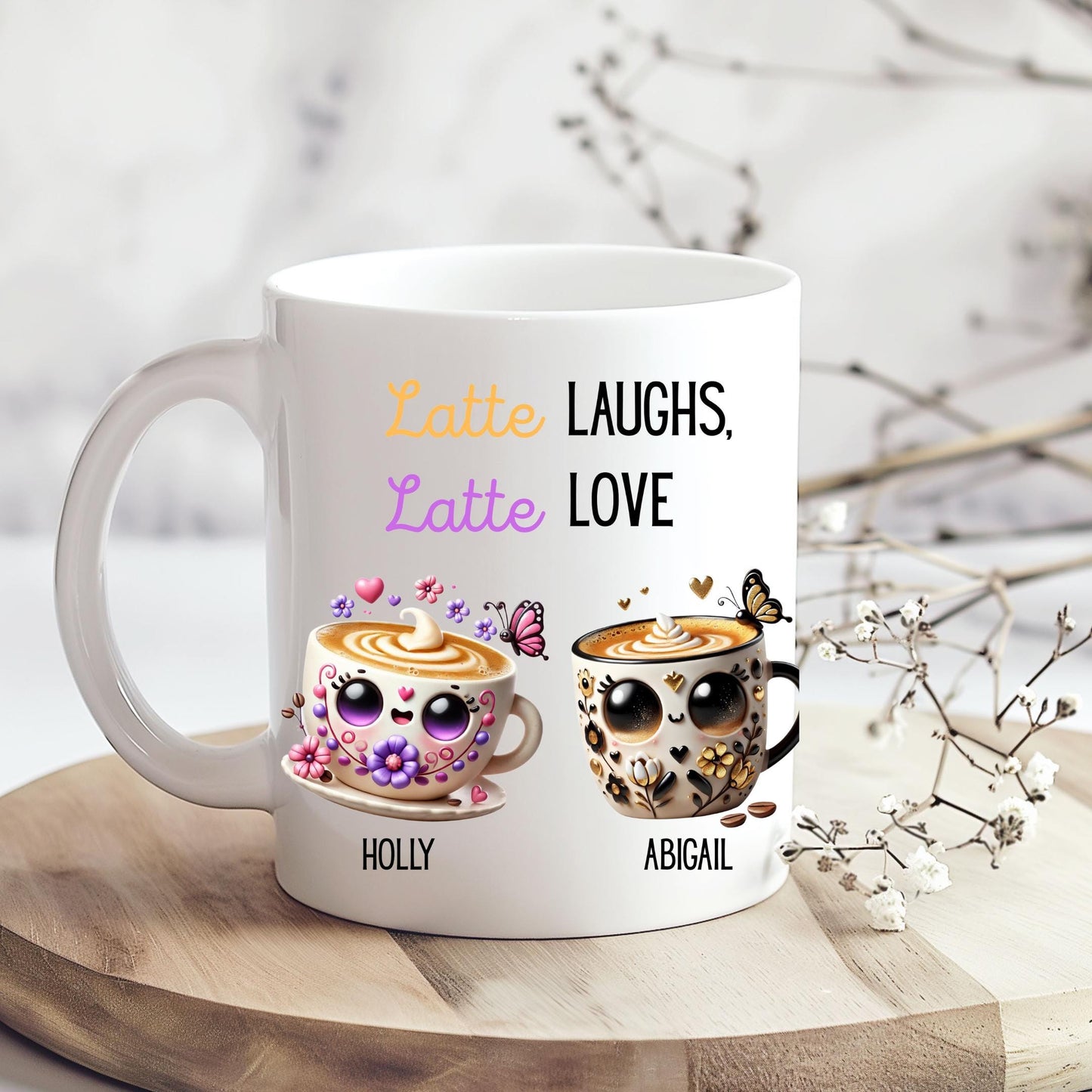 Personalised Best Friend Mug — Custom latte Mug — Thoughtful Gift for Her — Birthday, Thank You, Friend, gift, Christmas