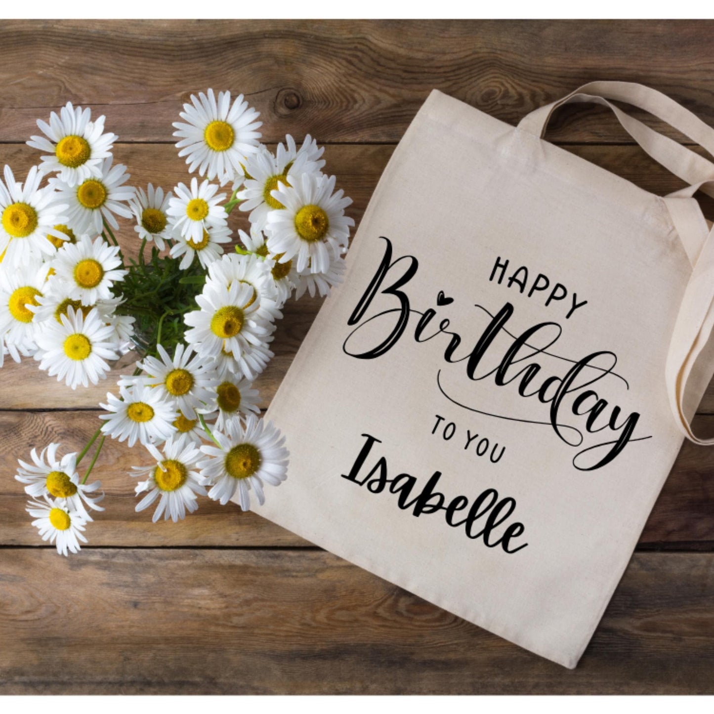 Personalised Birthday Tote Bag – Custom Gift Bag for Glitter Glasses | Small Reusable Gift Bag | party bag | Birthday, Party Favour Bag