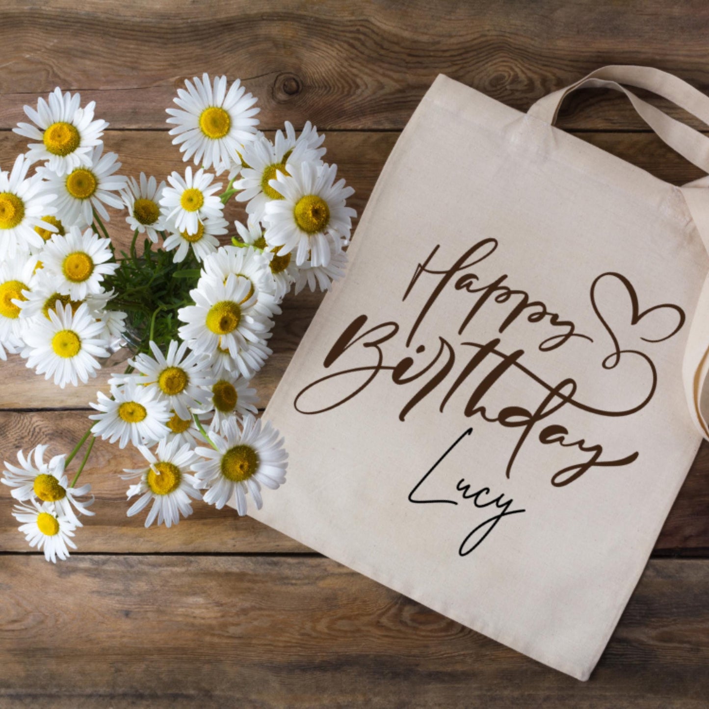 Personalised Birthday Tote Bag – Custom Gift Bag for Glitter Glasses | Small Reusable Gift Bag | party bag | Birthday, Party Favour Bag