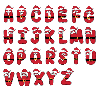 Personalised Red Santa letter christmas mug filled with Cadbury Chocolates