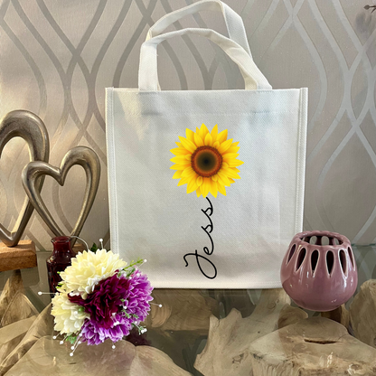 Personalised Sunflower Mug & Gift Bag