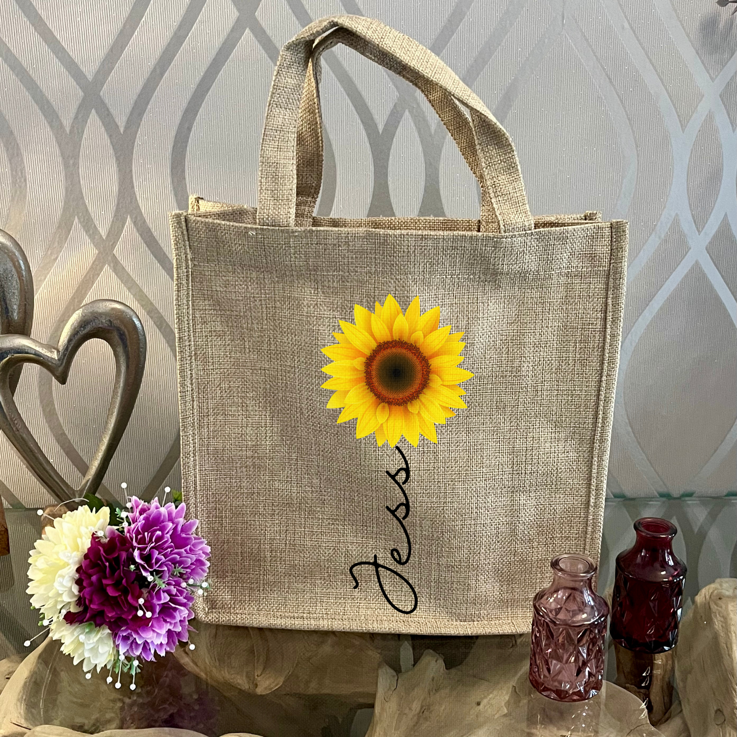 Personalised Sunflower Mug & Gift Bag