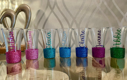 Personalised Shot glasses for a special person. A gift for him her brother sister best friend mum dad. A gift under £10