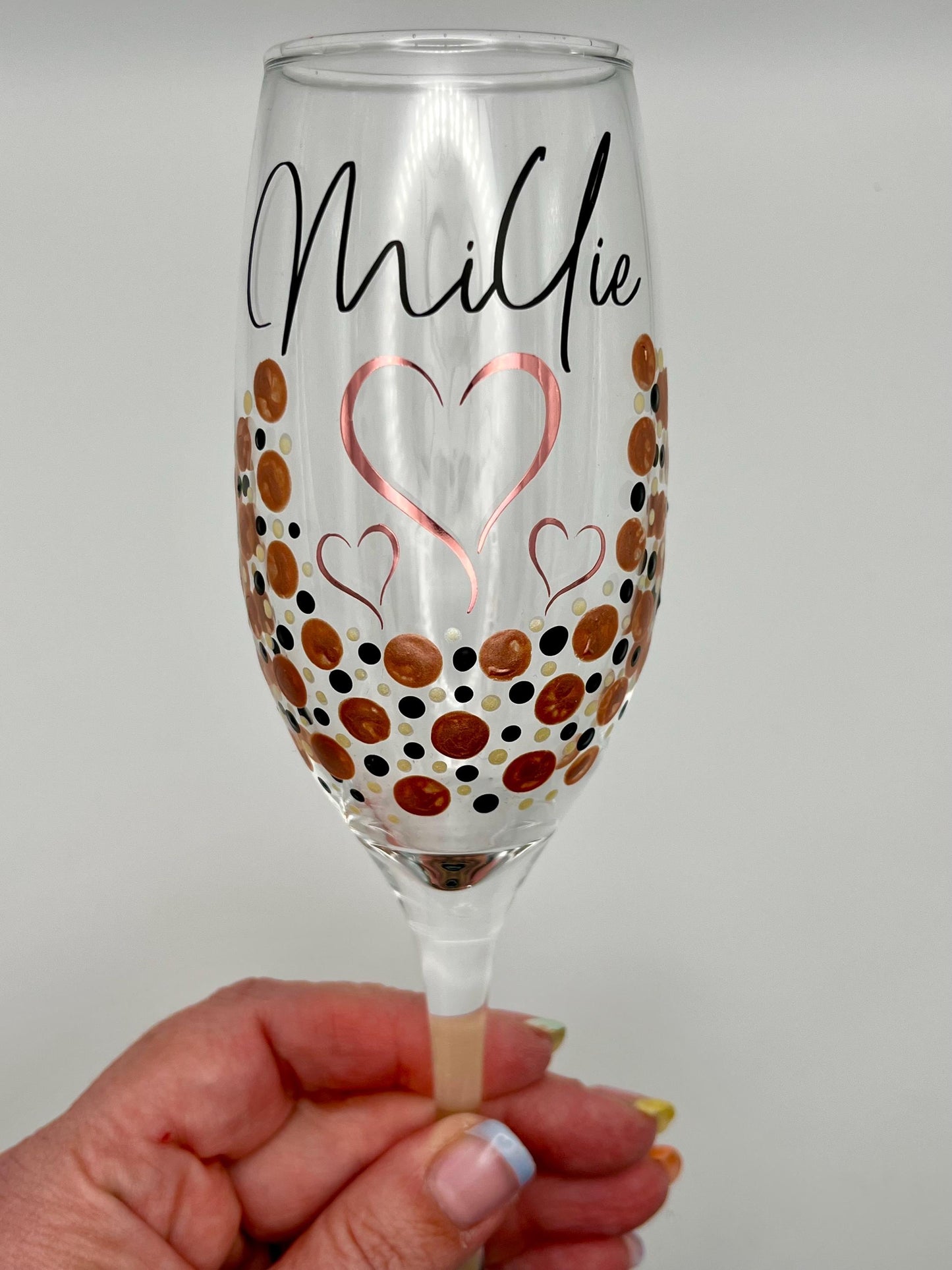 Personalised Birthday Shot Glasses – Custom Name & Age – Hand-Painted Dot Design – 18th, 21st, 30th, 50th Gift – Party Favour or Keepsake
