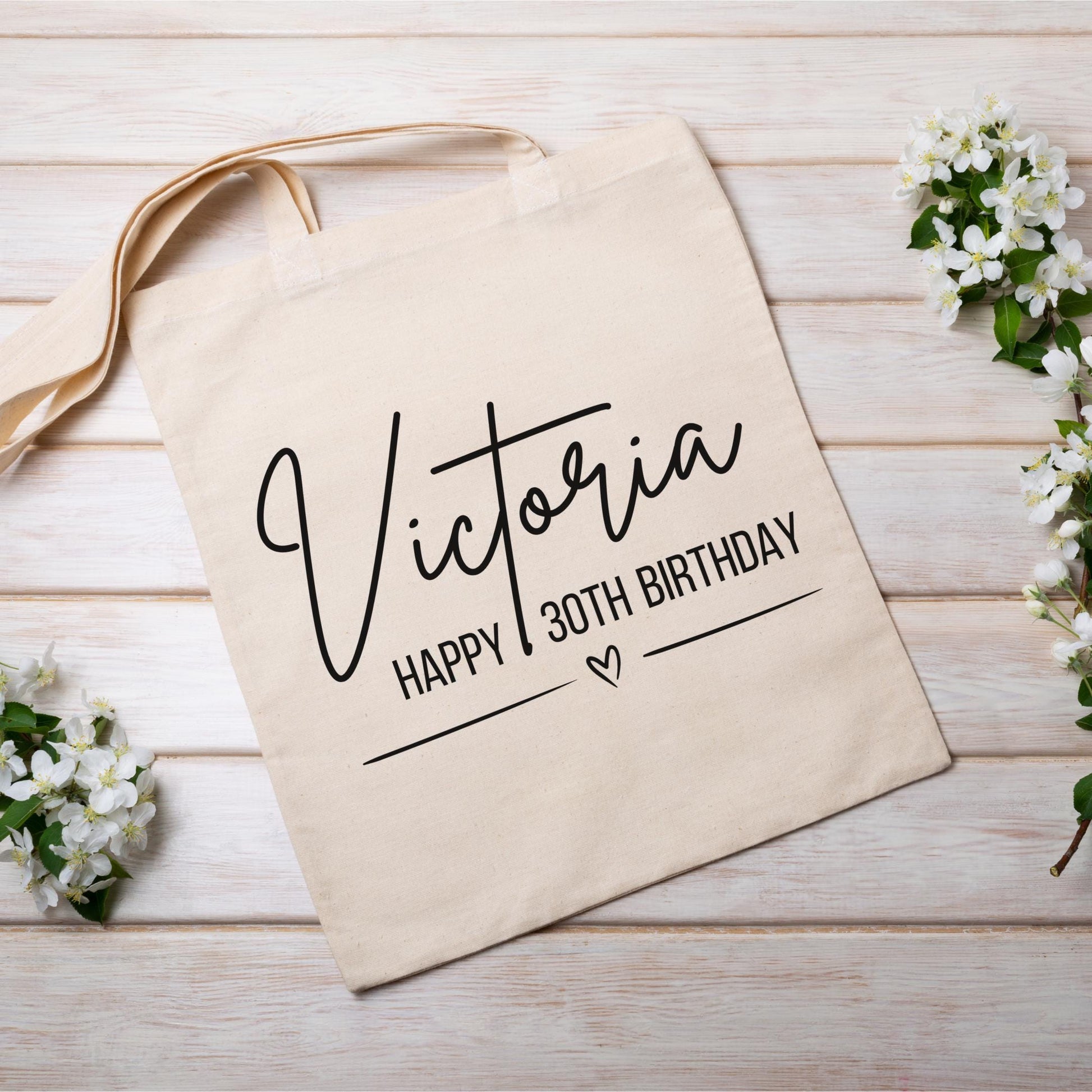 Personalised Birthday Tote Bag – Custom Gift Bag for Glitter Glasses | Small Reusable Gift Bag | party bag | Birthday, Party Favour Bag